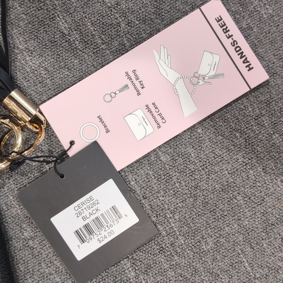 Nanette Lepore Bundle card case/ key ring or bag charm/bracelet, NWT - Picture 2 of 4